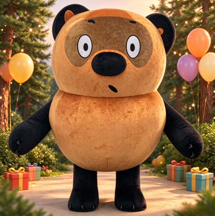 Suits - Fantasia de Mascote Inflável de Urso