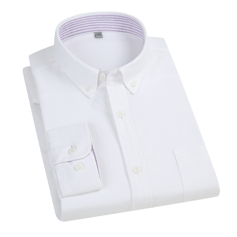 5xl oxford 100% algodão camisa - Oxford Cotton Casual Shirt Business avaliação e preço