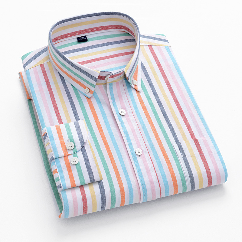 5xl oxford 100% algodão camisa - Oxford Cotton Casual Shirt Business avaliação e preço