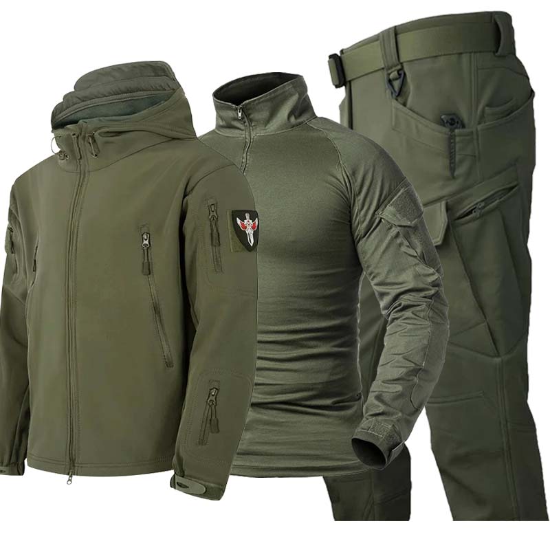 Conjunto Tático Camuflado Masc - Tactical Military Shirt Cargo avaliação e preço
